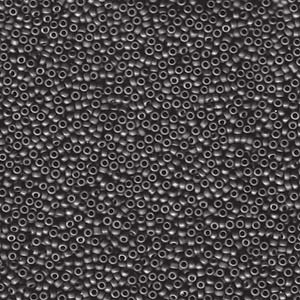 Miyuki Rocailles Beads 1,5mm 2065 matt darkgrey 11gr